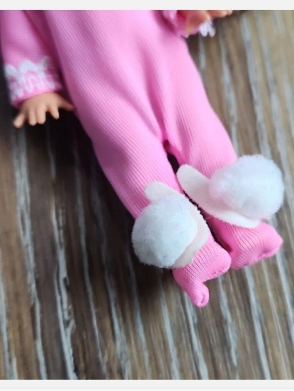 Vintage Friend of Kelly Barbie Doll Pink Pajamas